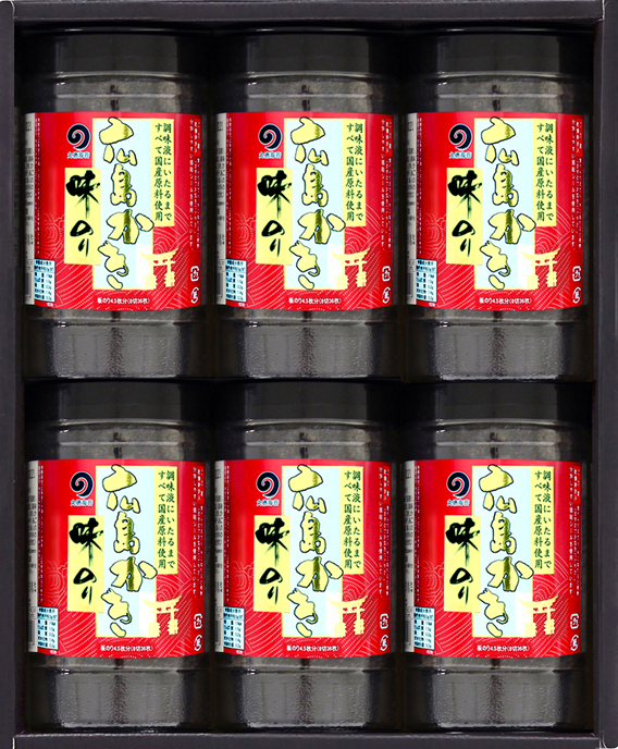 広島かき味のり 6本入り